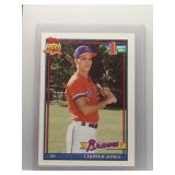 Chipper Jones 1991 Topps 40 years #1 Draft Pick