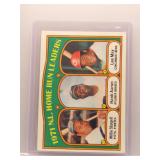 1972 Topps HR Leaders Hank Aaron