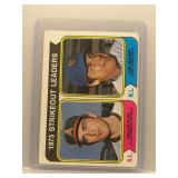 1974 Topps Strikeout Leaders Ryan/Seaver
