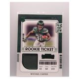 Michael Carter 2021 Contenders Rookie Patch