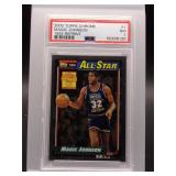 Magic Johnson 2000 Topps Chrome '92 Reprint PSA 7