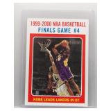 Kobe Leads Lakers In OT 2001 Topps Finals Game #4