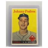 Johnny Podres 1958 Topps