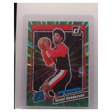 Scott Henderson 2023 Donruss Rookie Green Laser