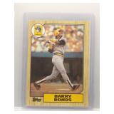 Barry Bonds 1987 Topps Rookie