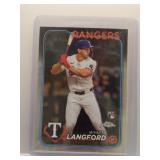 Wyatt Langford 2024 Topps Chrome Rookie