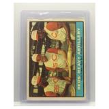 Reds Heavy Artillery 1961 Topps...