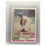 Rickey Henderson 1982 Topps