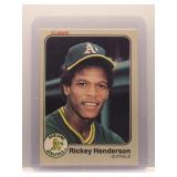 Rickey Henderson 1983 Fleer