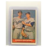 Dodger Southpaws 1961 Topps Koufax-Podres
