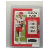 Patrick Mahomes II 2021 Contenders Season Ticket