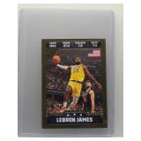 LeBron James 2024 Basket Fan Gold Mini