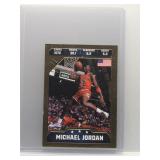 Michael Jordan 2024 Basket Fan Gold Mini