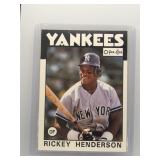 Rickey Henderson 1986 O-Pee-Chee