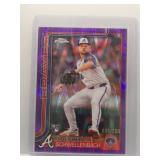 Spencer Schwellenbach 2025 Topps Chrome Purple...