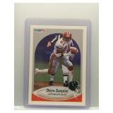 Deion Sanders 1990 Fleer