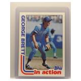 George Brett 1982 Topps In Action