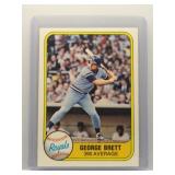 George Brett 1981 Fleer