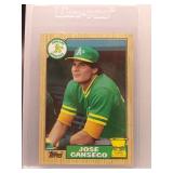 Jose Canseco 1987 Topps All-Star Rookie