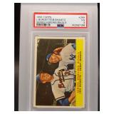 Lou Burdette Bobby Shantz 1958 Topps PSA 3