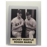 Mickey Mantle & Roger Maris 1988 JSB Baseball...