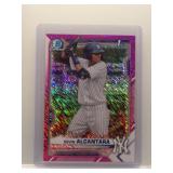 Kevin Alcantara 2021 1st Bowman Chrome Pink...