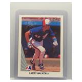 Larry Walker 1990 Leaf Rookie