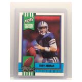 Troy Aikman 1990 Topps Record Breaker
