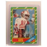 Jerry Rice 1986 Topps Rookie
