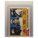 Tim Raines 1981 Topps Expos Future Stars