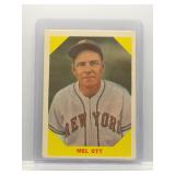 Mel Ott 1960 Fleer