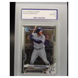 Jasson Dominguez 2021 Bowman Chrome RC BMG 10