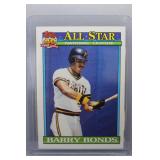 Barry Bonds 1991 Topps all star