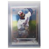 Francisco Perez 2022 Topps Chrome auto