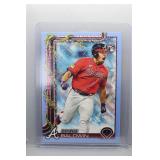 Drake Baldwin 2025 Topps Holiday blue metallic...