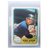 Reggie Jackson 1981 Fleer