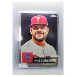 Kyle Schwarber 2022 Topps Chrome Anniv.