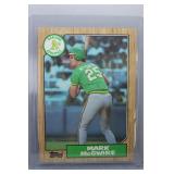 Mark Mcgwire 1987 Topps