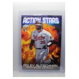 Adley Ruschman 2023 Topps Chrome action stars RC