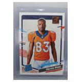 Marvin Mims 2023 Donruss rated rookie portrait