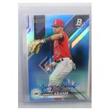 Jordyn Adams 2019 Bowman Platinum auto 124/150