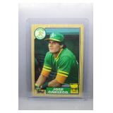 Jose Canseco 1987 Topps