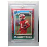 Xavier Worthy 2024 Optic rated rookie read and...