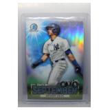 Anthony Volpe 2023 Bowman Chrome sights on Sept.