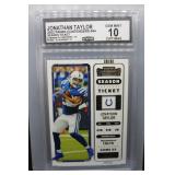 Jonathan Taylor 2022 Panini Contenders Gem 10
