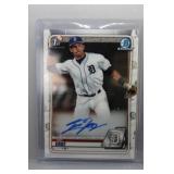 Trei Cruz 2020 Bowman Chrome 1st auto