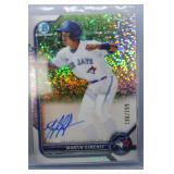 Martin Gimenez 2022 Bowman Chrome 1st auto 196/299