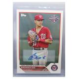 Brenner Cox 2023 Topps auto