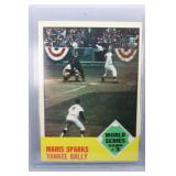 Roger Maris 1963 Topps WSgame 3