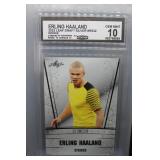 Erling Haaland 2023 Leaf Draft Silver Gem 10
